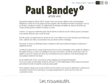 Tablet Screenshot of paulbandeyvoice.com